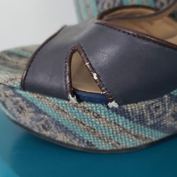 𝅺NATURALIZER N5 comfort sandal blue brown 8.5 - Picture 5 of 10